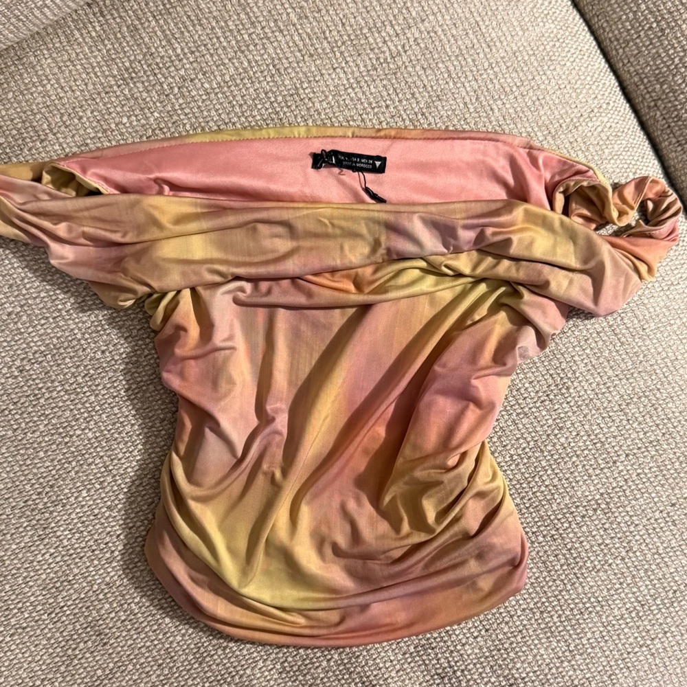 Zara Off The Shoulder Top